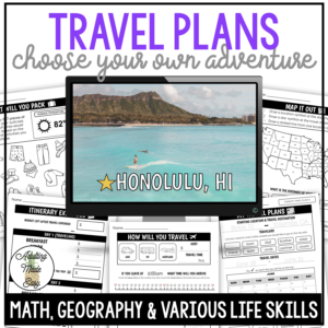 Travel Plans Activity Pack 9 - Honolulu