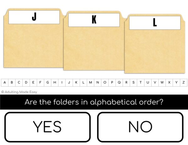 Alphabetization by Letter Digital Task Cards - Image 3