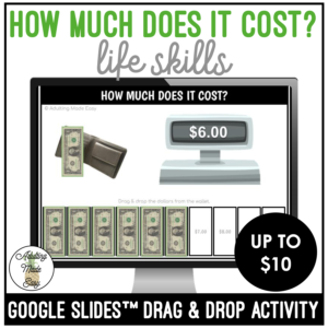 How Much Does It Cost? Up to $10 Google Slides Activity