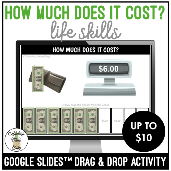 How Much Does It Cost? Up to $10 Google Slides Activity