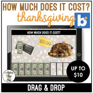 Thanksgiving How Much Does It Cost? Up to $10 Drag & Drop Boom Cards