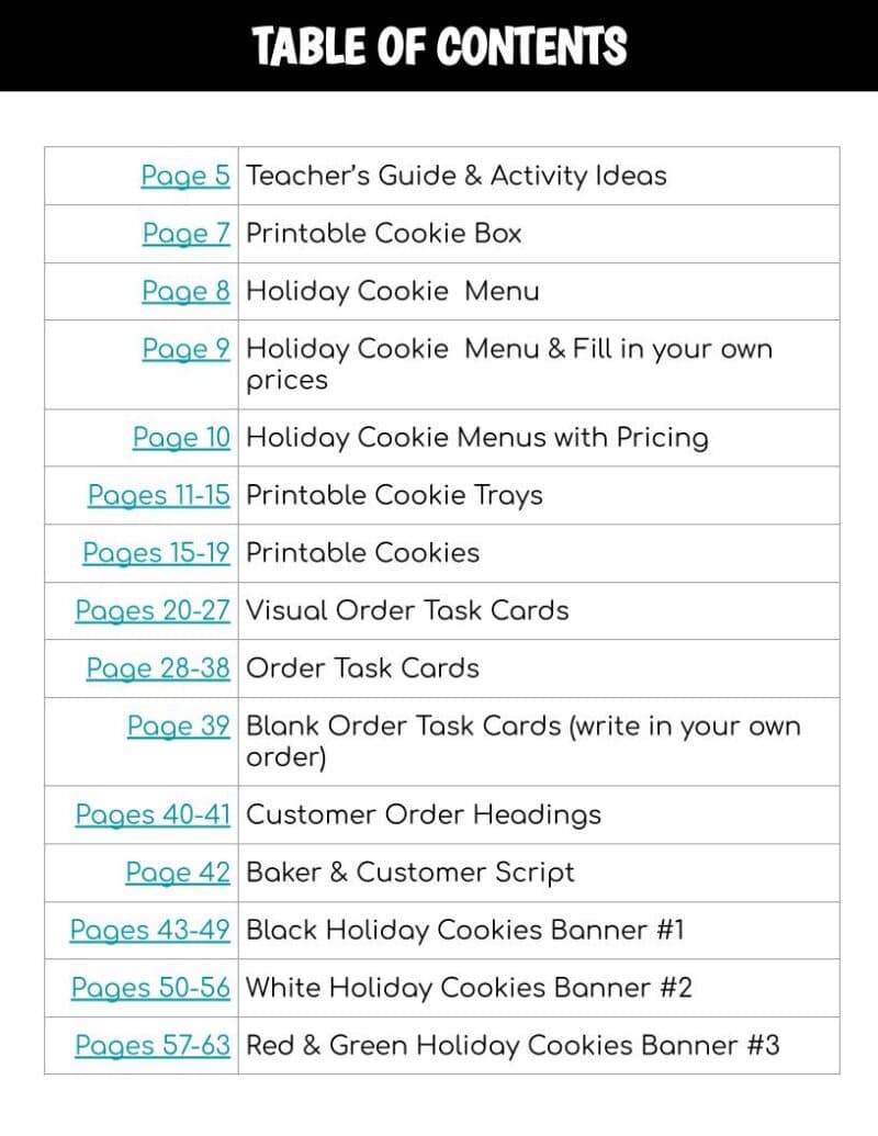 Holiday Cookie Orders Interactive Bulletin Board Work Task - Adulting ...