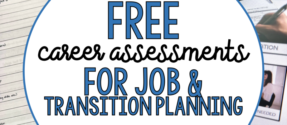Free Career Assessments for Job & Transition Planning