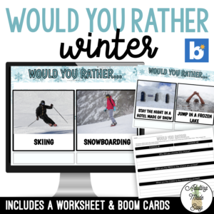 Would You Rather - Winter Activity
