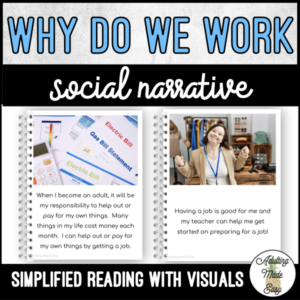 Pre Unit Why Do We Work - Social Narrative