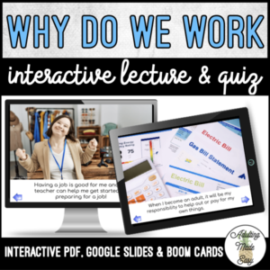Why Do We Work - Digital Interactive Lecture