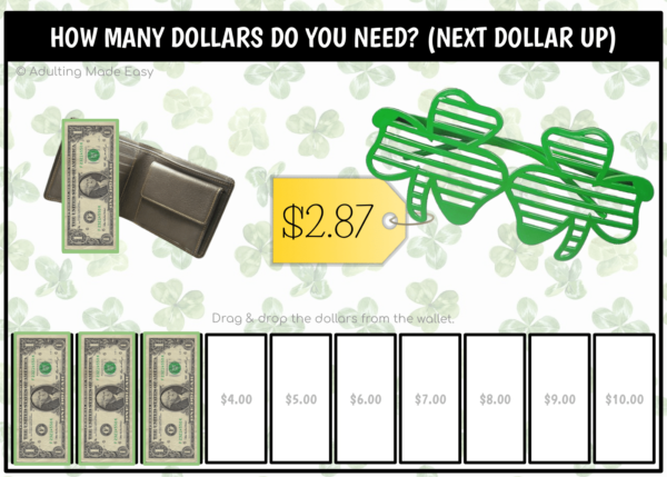 St. Patrick's Next Dollar Up to $10 Google Slides Activity - Image 2