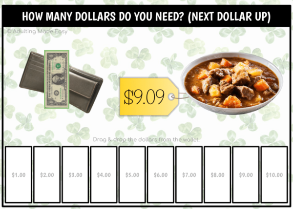 St. Patrick's Next Dollar Up to $10 Google Slides Activity - Image 3