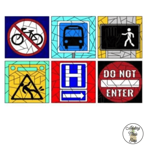 Community Signs Color by Price Worksheets - Adulting Made Easy LLC