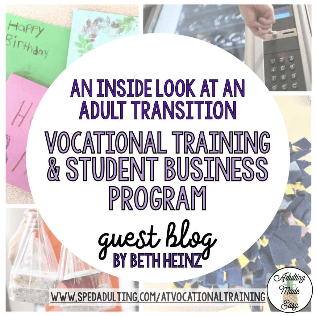 A Look Inside an Adult Transition Vocational Training Program.