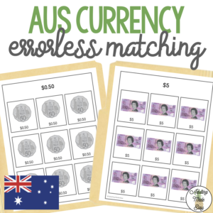 AUS Currency Errorless Matching File Folders