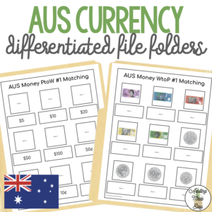 AUS Currency File Folders