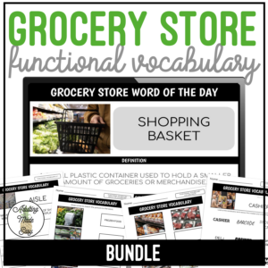 Grocery Store Functional Vocabulary BUNDLE