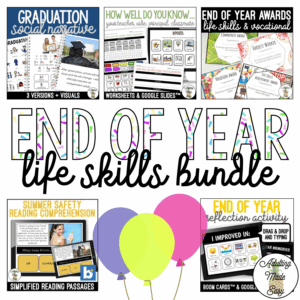 Life Skills End of Year Bundle