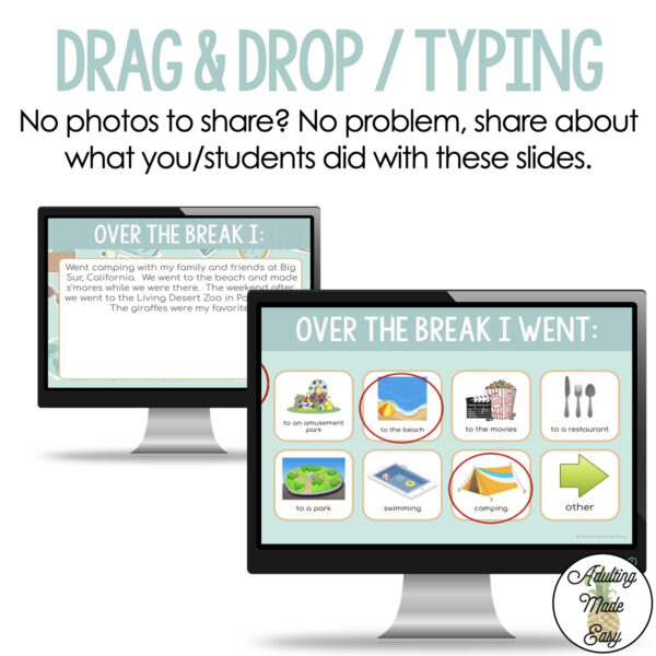 Break Reflection Editable Google Slides & Worksheets - Image 3