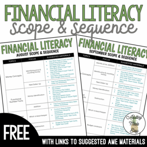 Financial Literacy Scope & Sequence
