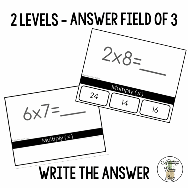 Number Facts Multiplication Task Cards - Image 2