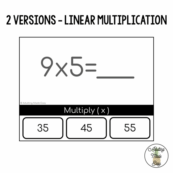 Number Facts Multiplication Task Cards - Image 3