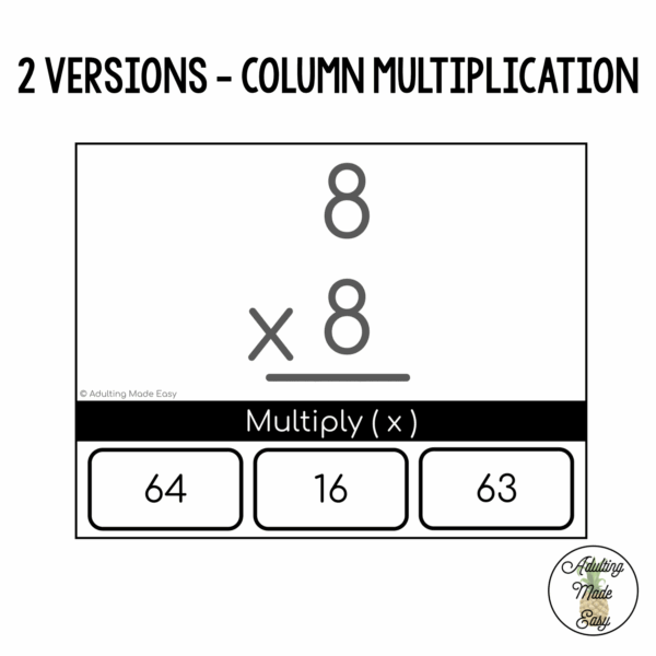 Number Facts Multiplication Task Cards - Image 4