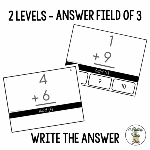 Number Facts Addition Task Cards - Image 4