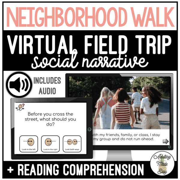 Walk Virtual Field Trip Narrative & Comprehension Google Slide SS
