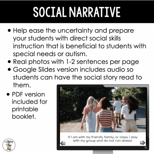 Walk Virtual Field Trip Narrative & Comprehension Google Slide SS - Image 3