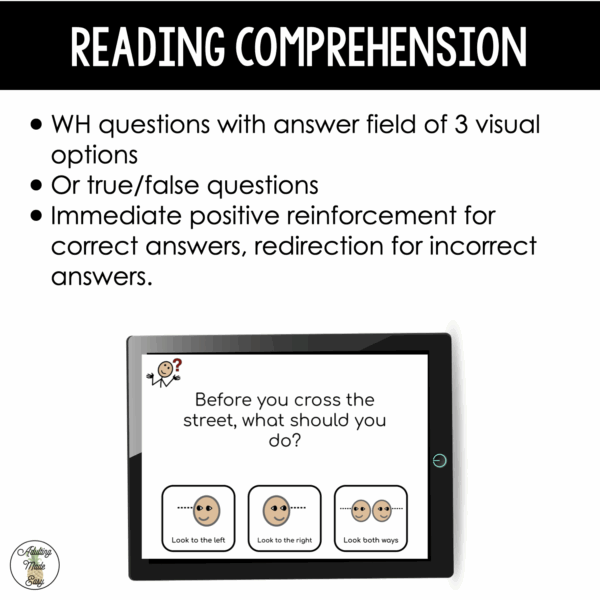 Walk Virtual Field Trip Narrative & Comprehension Boom Cards SS - Image 4