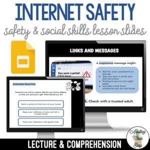 Teaching Internet Safety | Social Skills Lesson Slides