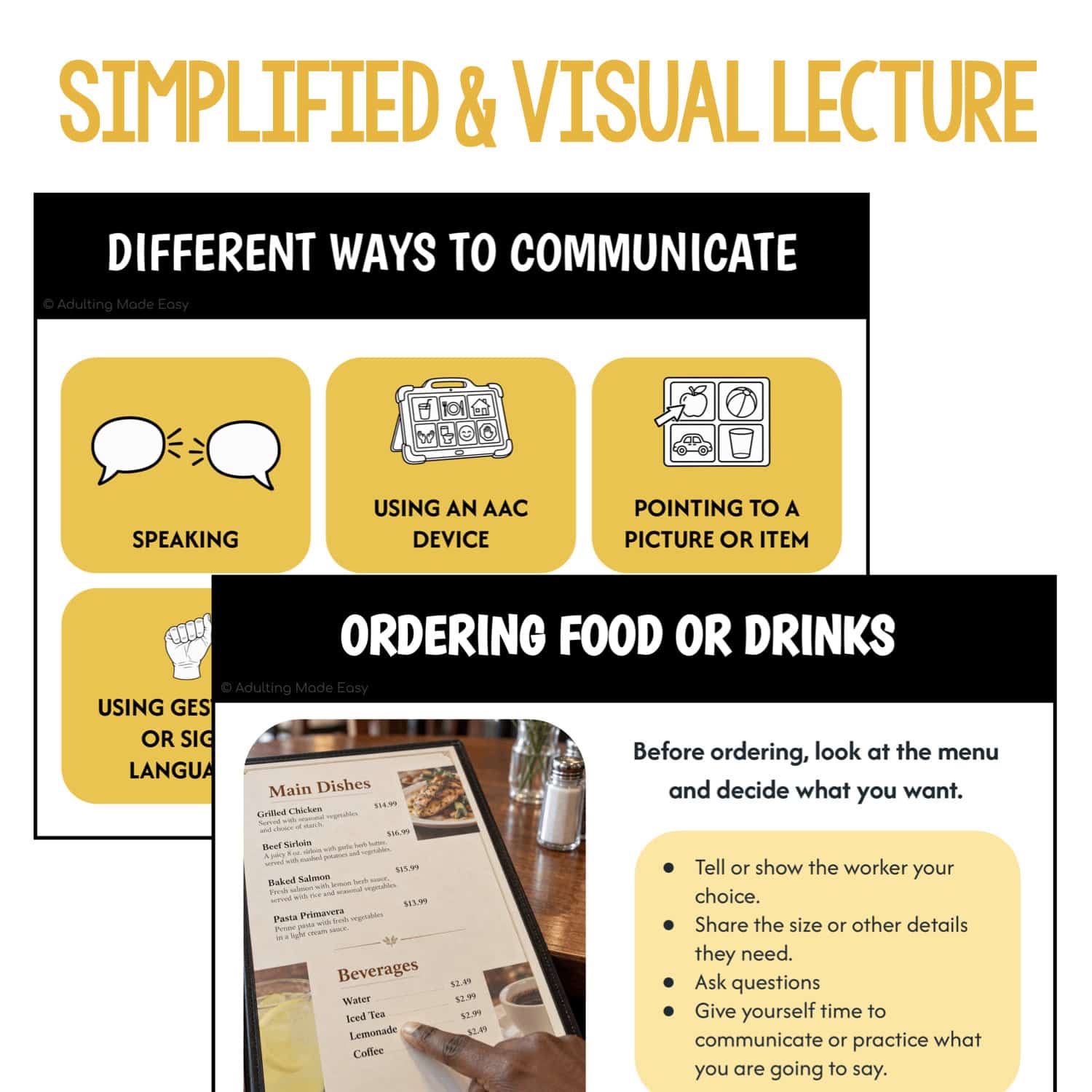 Teaching Community Interactions | Social Skills Lesson Slides