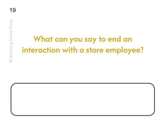 Community Interactions Social Skills Task Cards