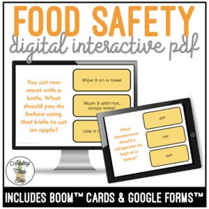 Food Safety Digital Task Cards