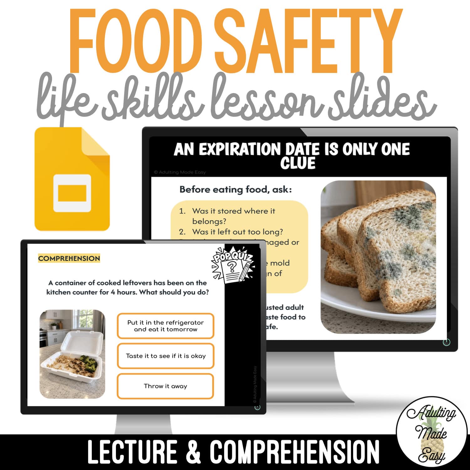 Teaching Food Safety | Social Skills Lesson Slides