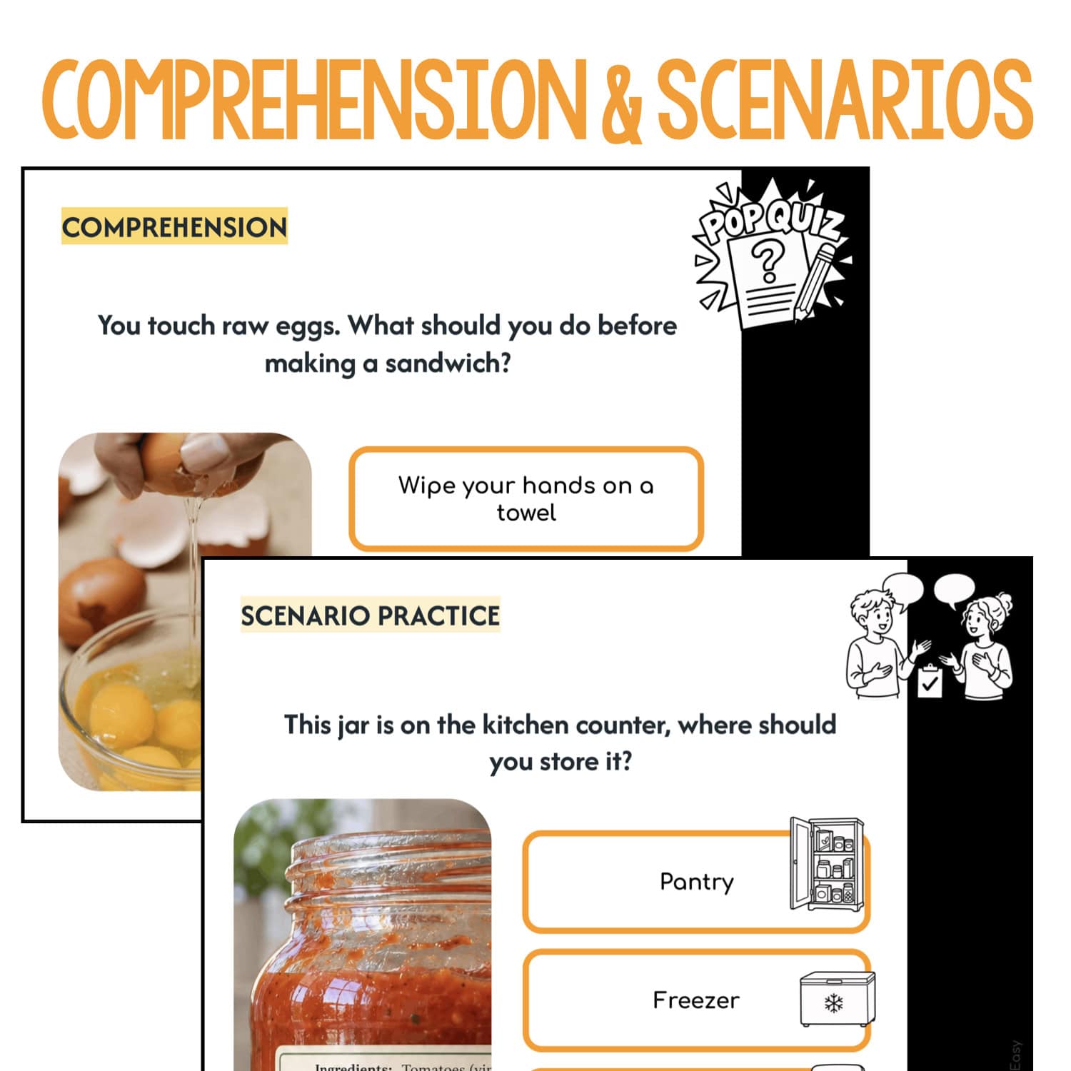 Teaching Food Safety | Social Skills Lesson Slides