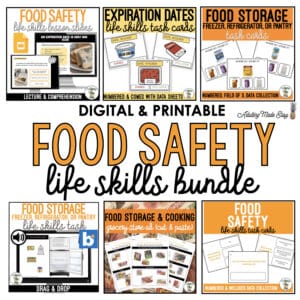 Food Safety Digital & Printable Life Skills Bundle