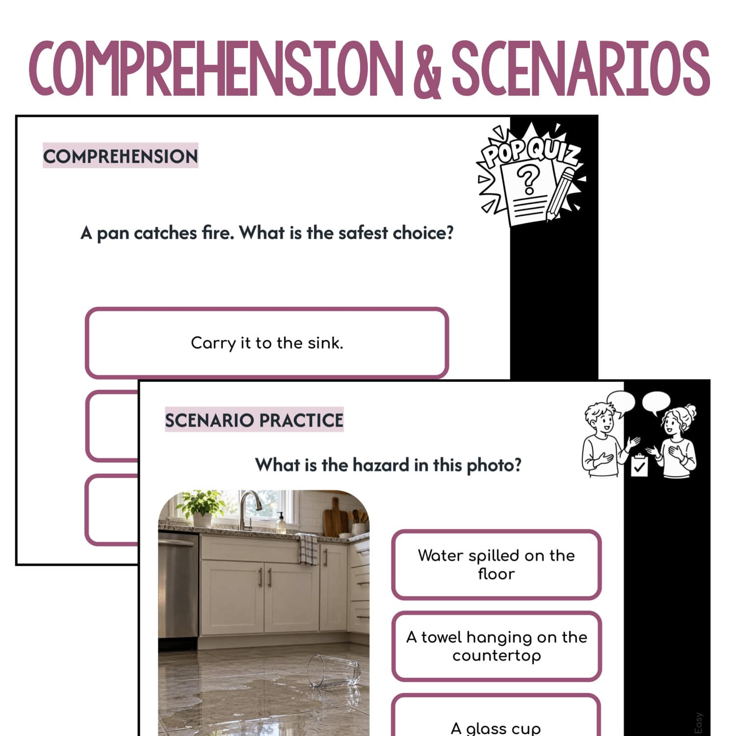 Teaching Kitchen Safety | Life Skills Lesson Slides